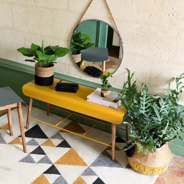 Atmosphera - Nástenné zrkadlo EDEN pr. 38 cm strieborná