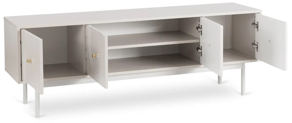 PROXIMA.store - TV stolík MARLEN FARBA: biela