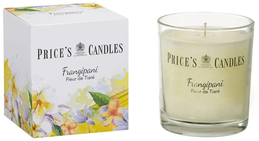 Price´s Price's vonná sviečka v skle Frangipani - horenie 45h