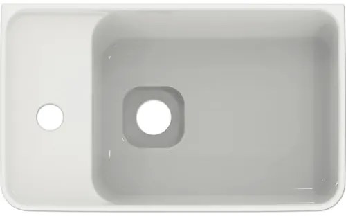 Malé umývadlo Ideal Standard sanitárna keramika biela 45 x 27 x 17 cm T299501