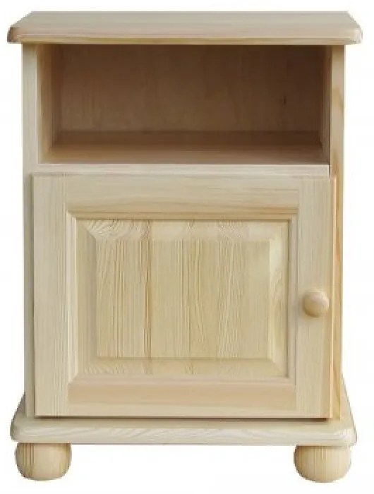 ComfortMatrace Nočný stolík z masívu GABRIEL Barva: prirodzená farba