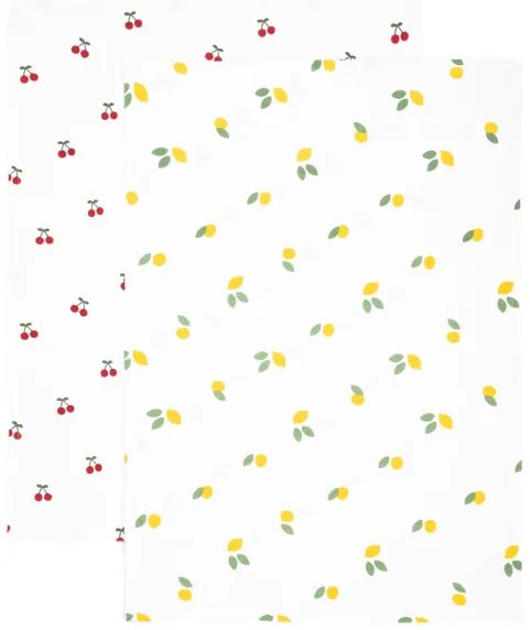 Sada kuchynských utierok CHERRINE s čerešňami a citrónmi 889856