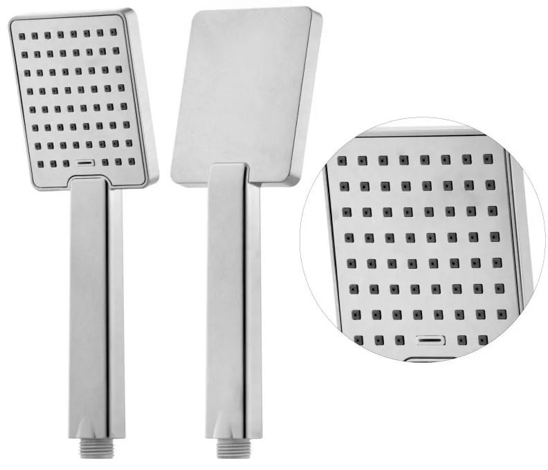 Sprchová súprava GABI s termostatickou batériou - 25x25 cm - chrómová