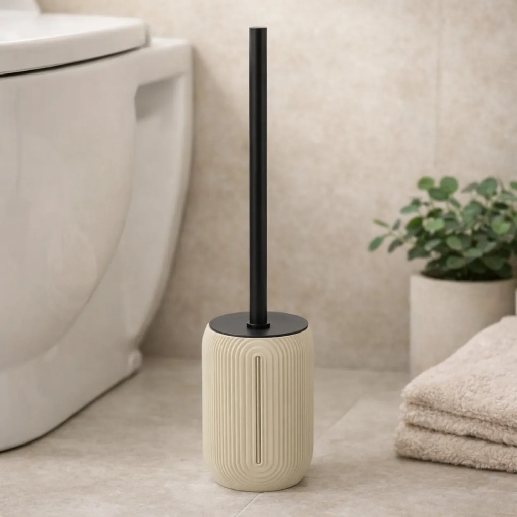 WC kefa Elya, béžová/s čiernymi prvkami