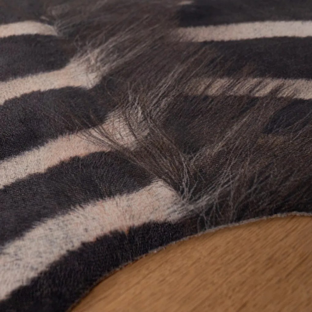 Obsession, Kusový koberec Toledo 192 black white, 155x190 tvar kožušiny, čiernobiela, chodba / predsieň