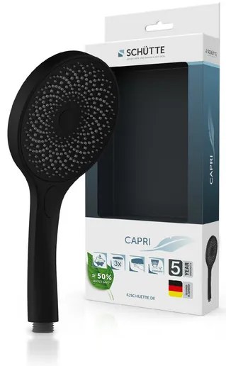 Schütte Ručná sprcha Capri (čierna matná) (100367138)