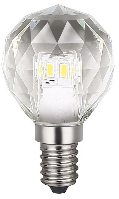 Dekoračná LED žiarovka E14 neutrálna 4000k 3w 330 lm crystal
