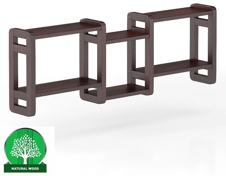 Polička borovica PK103-140x44x19 orech