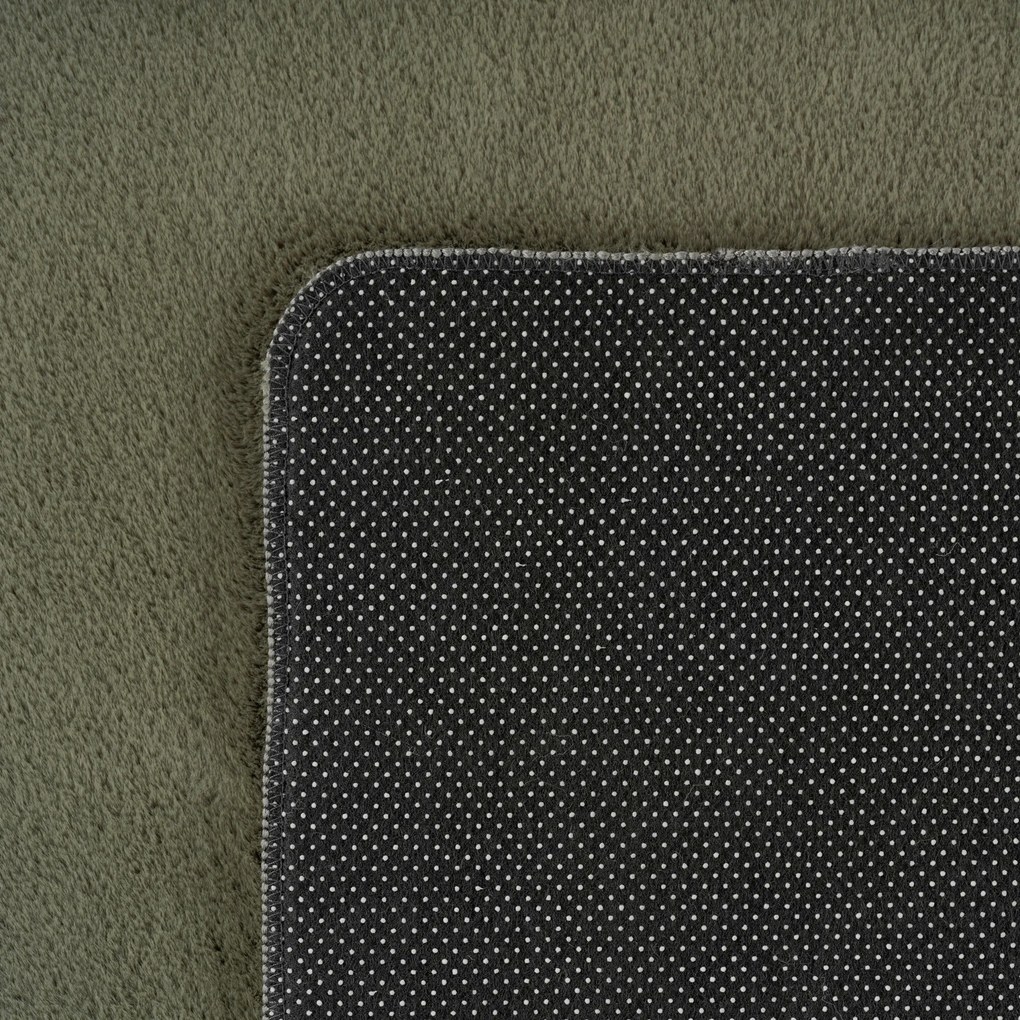 Ayyildiz, Kusový koberec Joy 1400 green kruh, 160x160 (priemer) kruh, zelená, chodba / predsieň