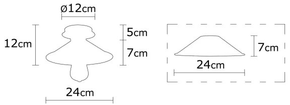Prisadený luster BERCESTE 1xE27/40W/230V