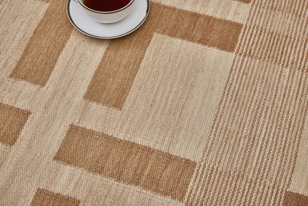 Diamond Carpets koberce Ručne viazaný kusový koberec Leonidas DESP P124 Beige Mix - 80x150 cm