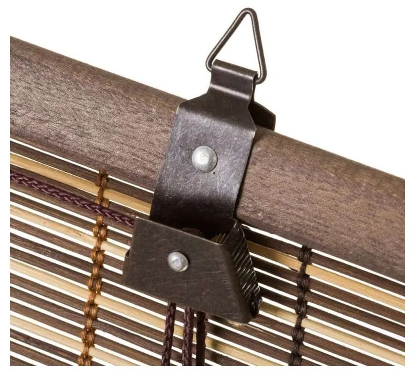 Tmavo hnedá bambusová roleta 160x180 cm Natural Life - Casa Selección