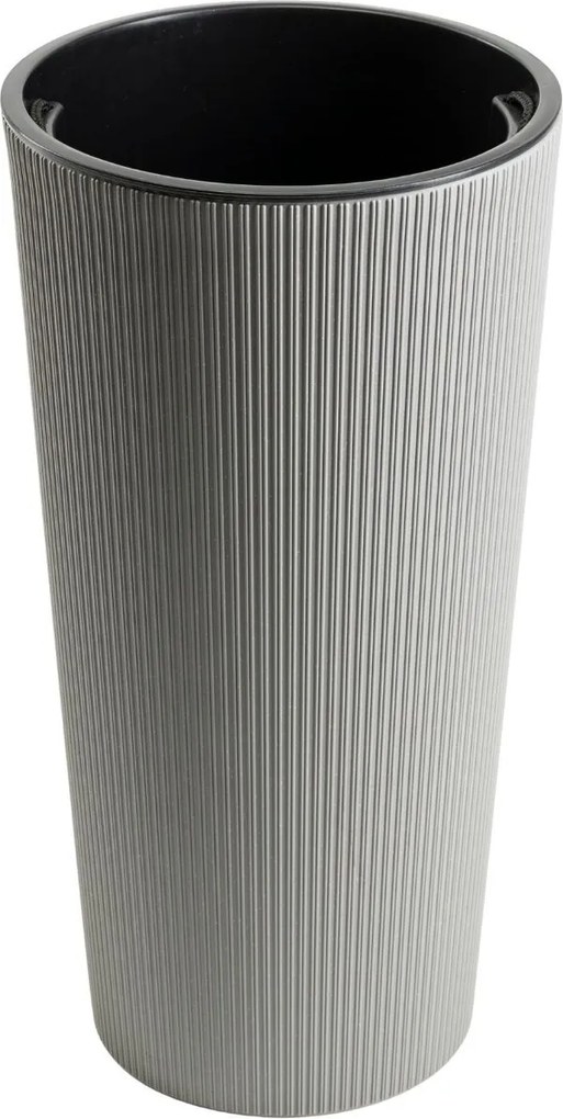 Květináč URBANIKA ECO Wood 57x30 cm šedý