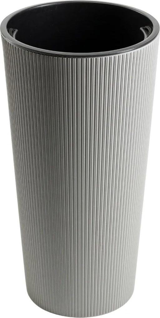 Kvetináč URBANIKA ECO Wood 57x30 cm sivý