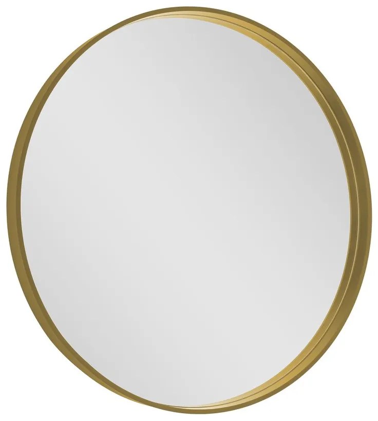 Sapho, NOTION guľaté zrkadlo v ráme, ø 70cm, zlatá matná, NT700G