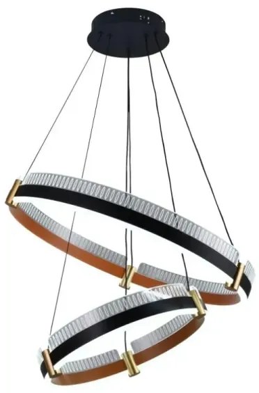 LED Stmievateľný luster na lanku LED/140W/230V 3000-6500K + diaľkové ovládanie