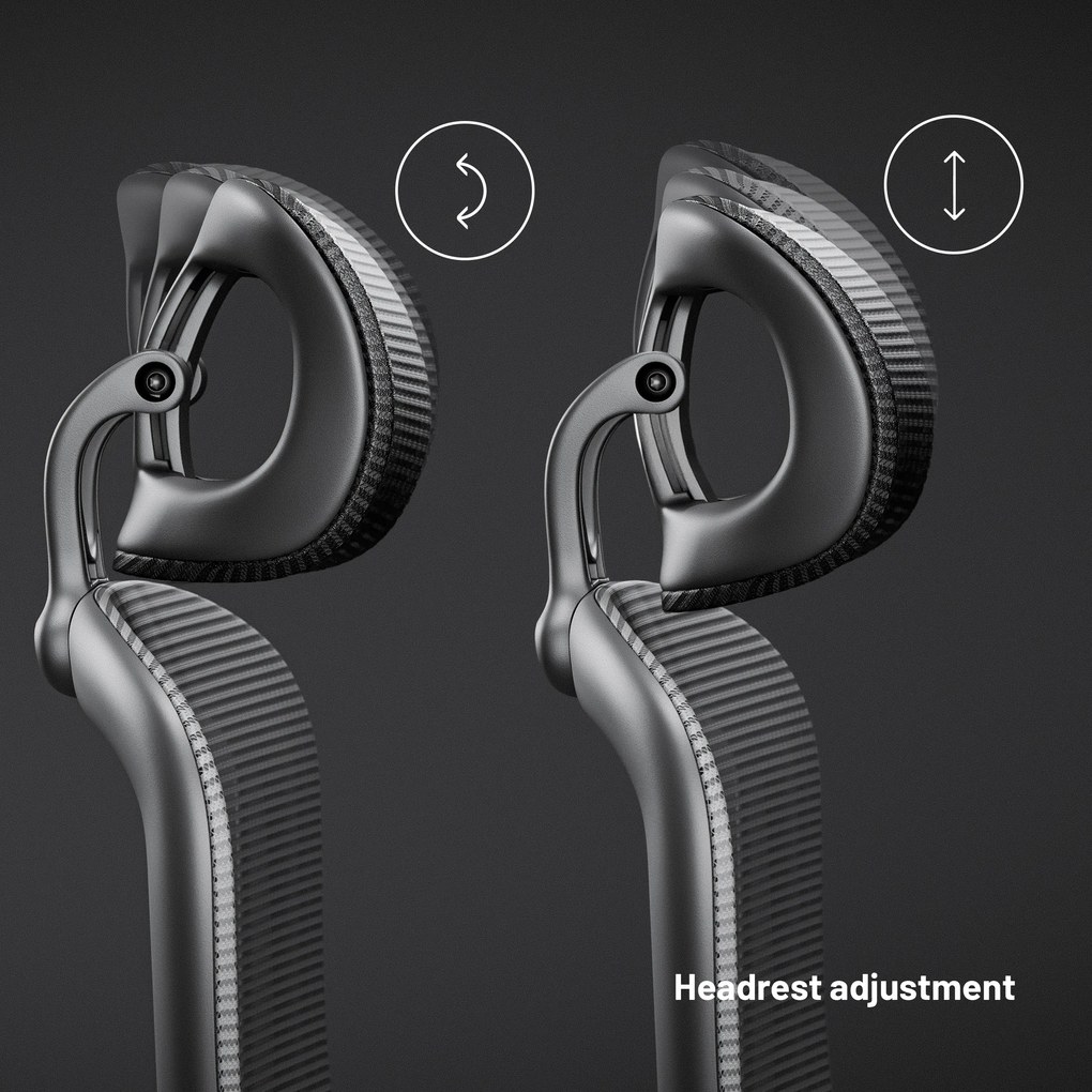 Ergonomická kancelárska stolička Diablo V-Light, sivá
