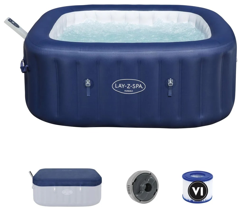 Lay-Z-Spa HAWAII SMART Air Jet Jacuzzi BESTWAY 6001H