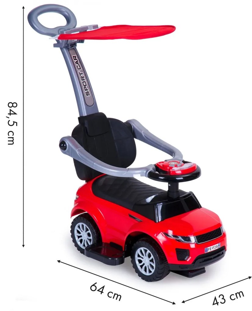 Vozidlo auto 3v1 Super Car červené