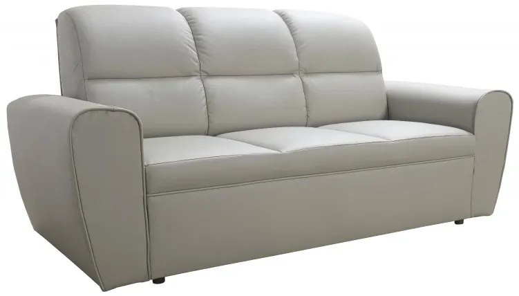 Kožená pohovka TOKIO, sivá (u-24)