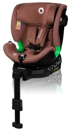 Lionelo - Otočná autosedačka so základňou HARMONY i-Size 40-150 cm tehlová