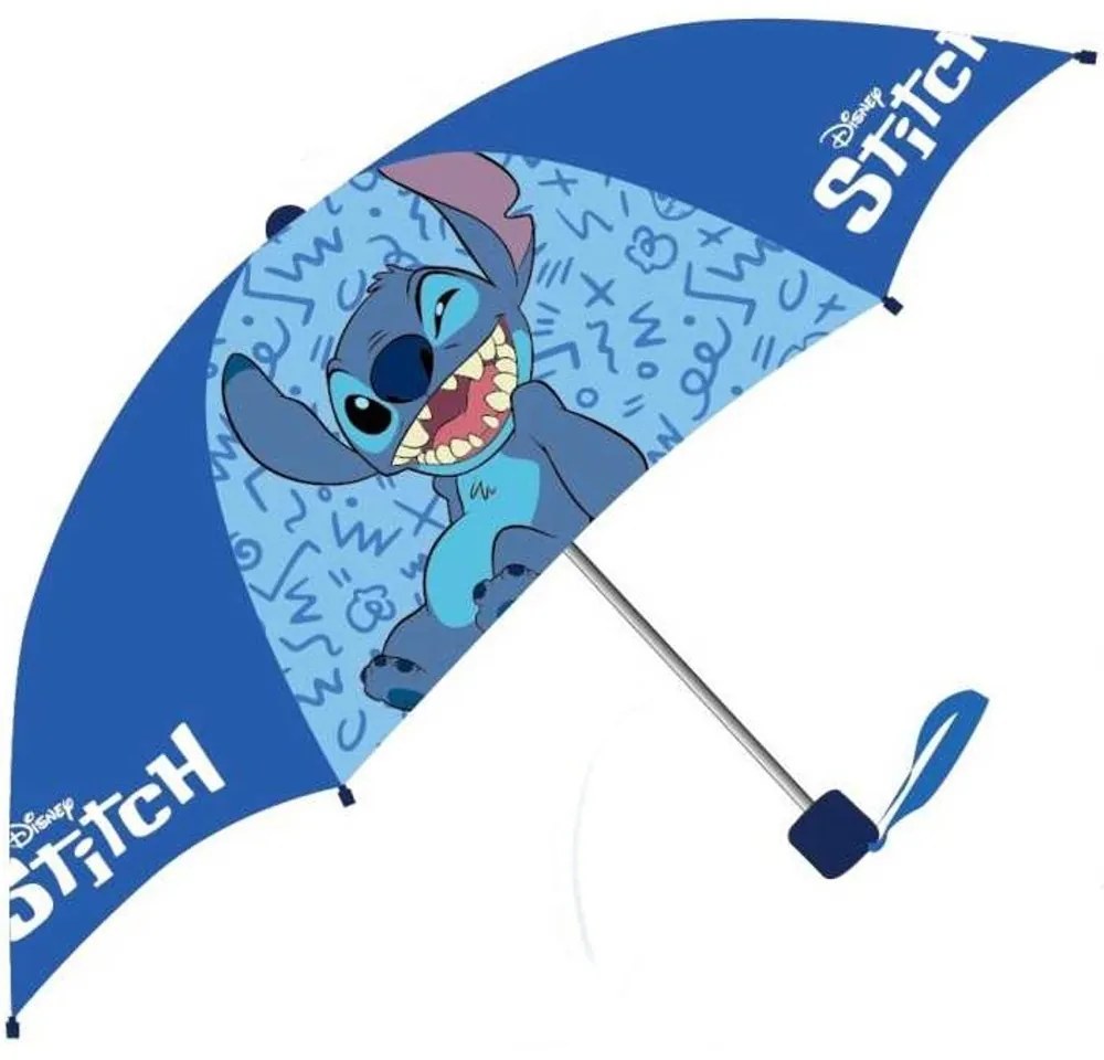 Chlapčenský skladací dáždnik Lilo & Stitch - priemer roztiahnutého dáždnika 90 cm, zložený 24 x 5,5 cm