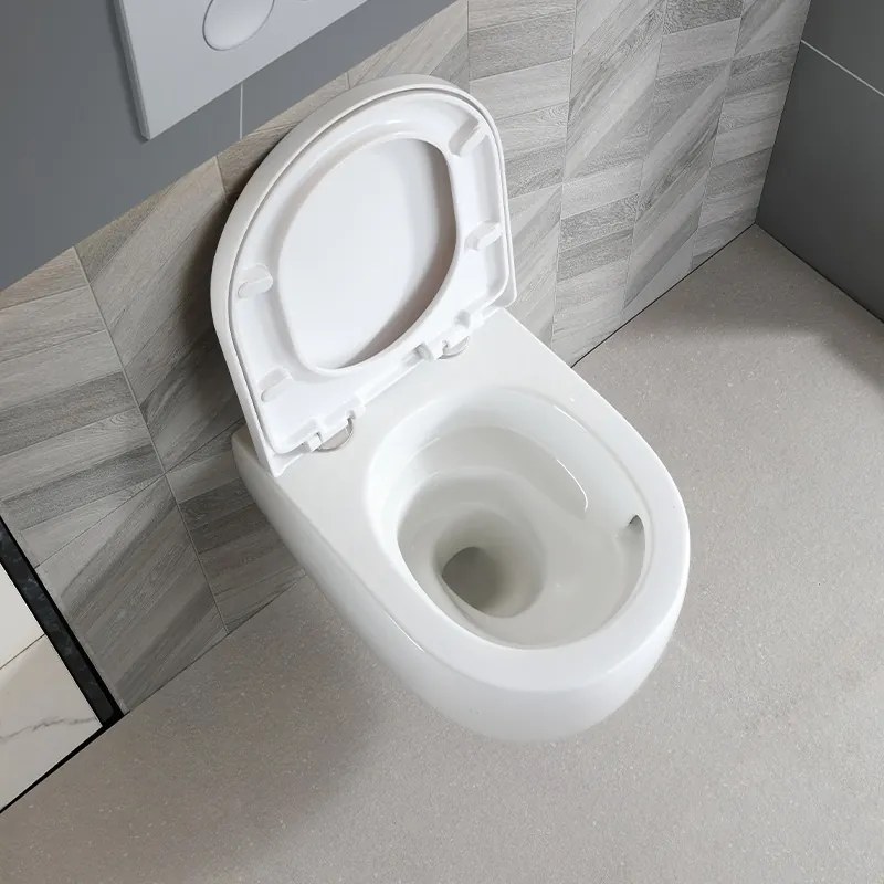 BPS-koupelny Závesná WC misa so SoftClose sedadlom HYD-6838, biela