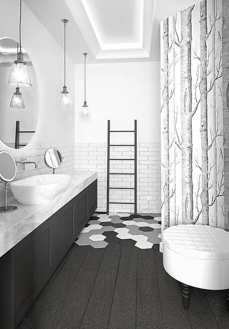 Sapho Sapho, KARBO elektrický sušiak uterákov, guľatý, 500x1600mm, 120 W, čierna matná, KB905
