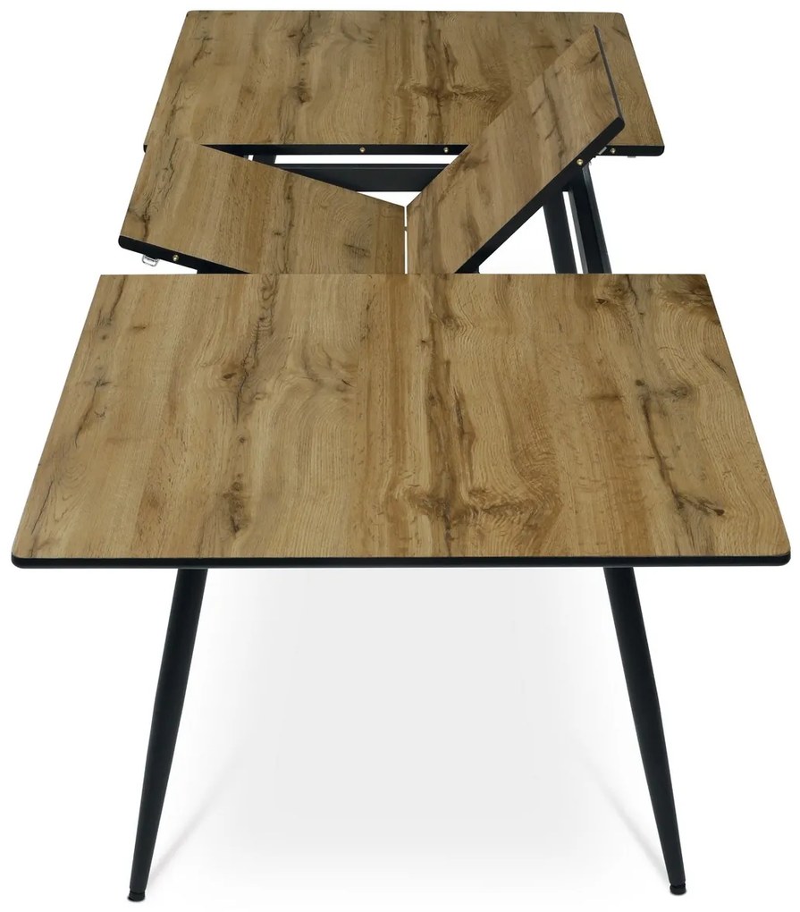 Rozkladací jedálenský stôl 140-180 x 80 cm, dub