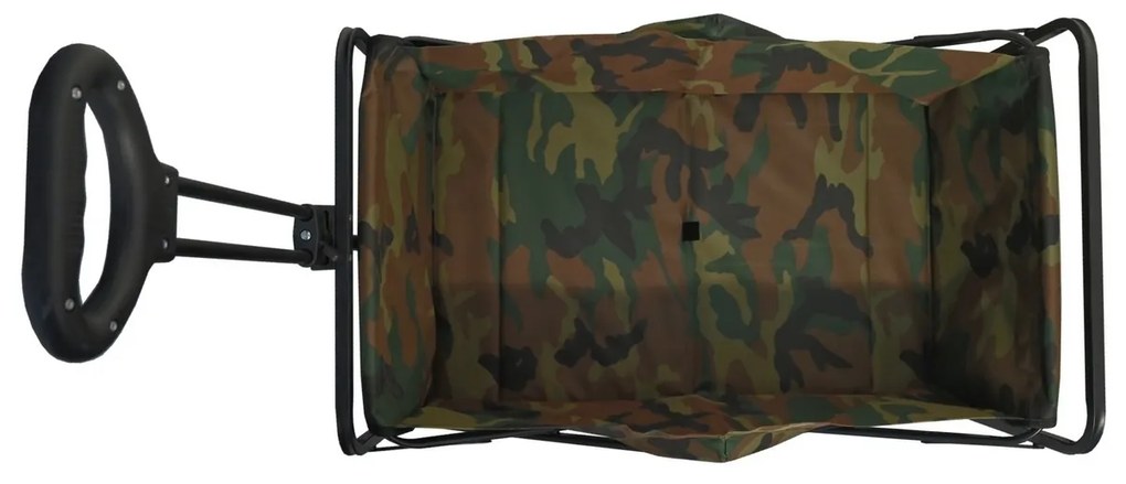 Cattara 13704 Kempingový vozík skladacie Trogir Army, 104 x 86 x 55 cm, M
