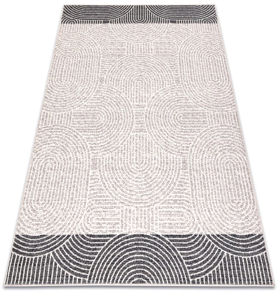 Koberec vlnený ANGEL 7901 / 52022 geometrický béžovo-sivý