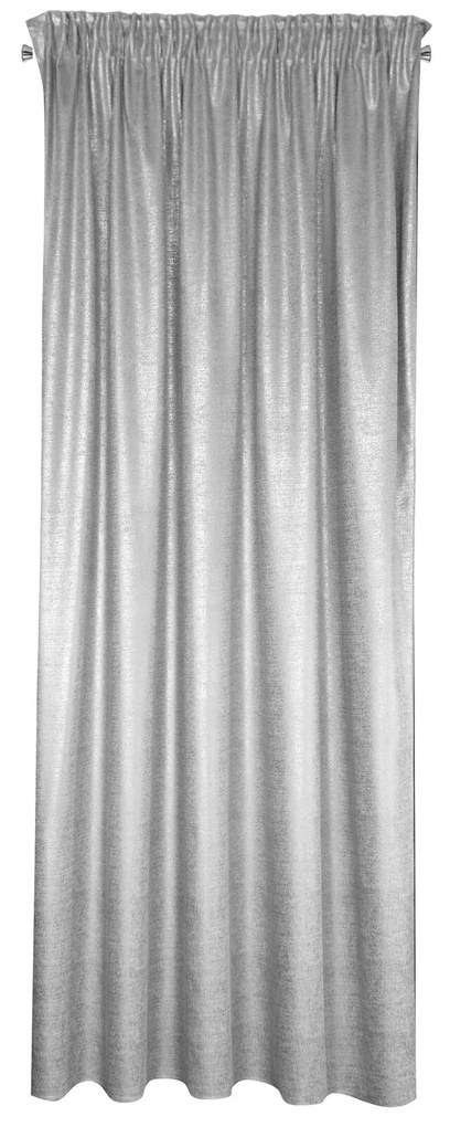 ZATEMŇOVACÍ ZÁVES AMBI NA PÁSKE 140X270 CM STRIEBORNÁ