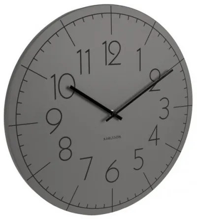 Designové nástěnné hodiny KA5592GY Karlsson 40cm