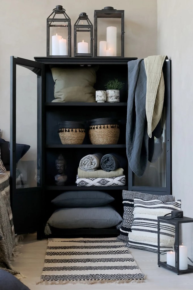 Chic Antique Prešívaný poťah na vankúš Midnight 40 × 60 cm
