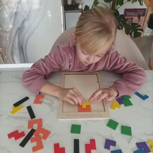 Kruzzel 22667 Dřevěné puzzle