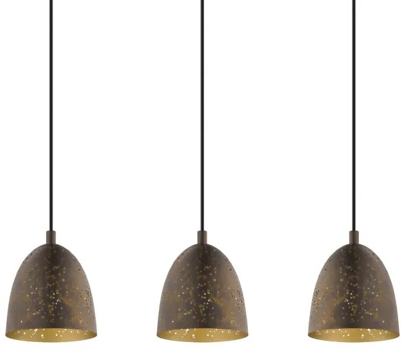 Eglo 49871 - Závesné svietidlo SAFI 3xE27/60W