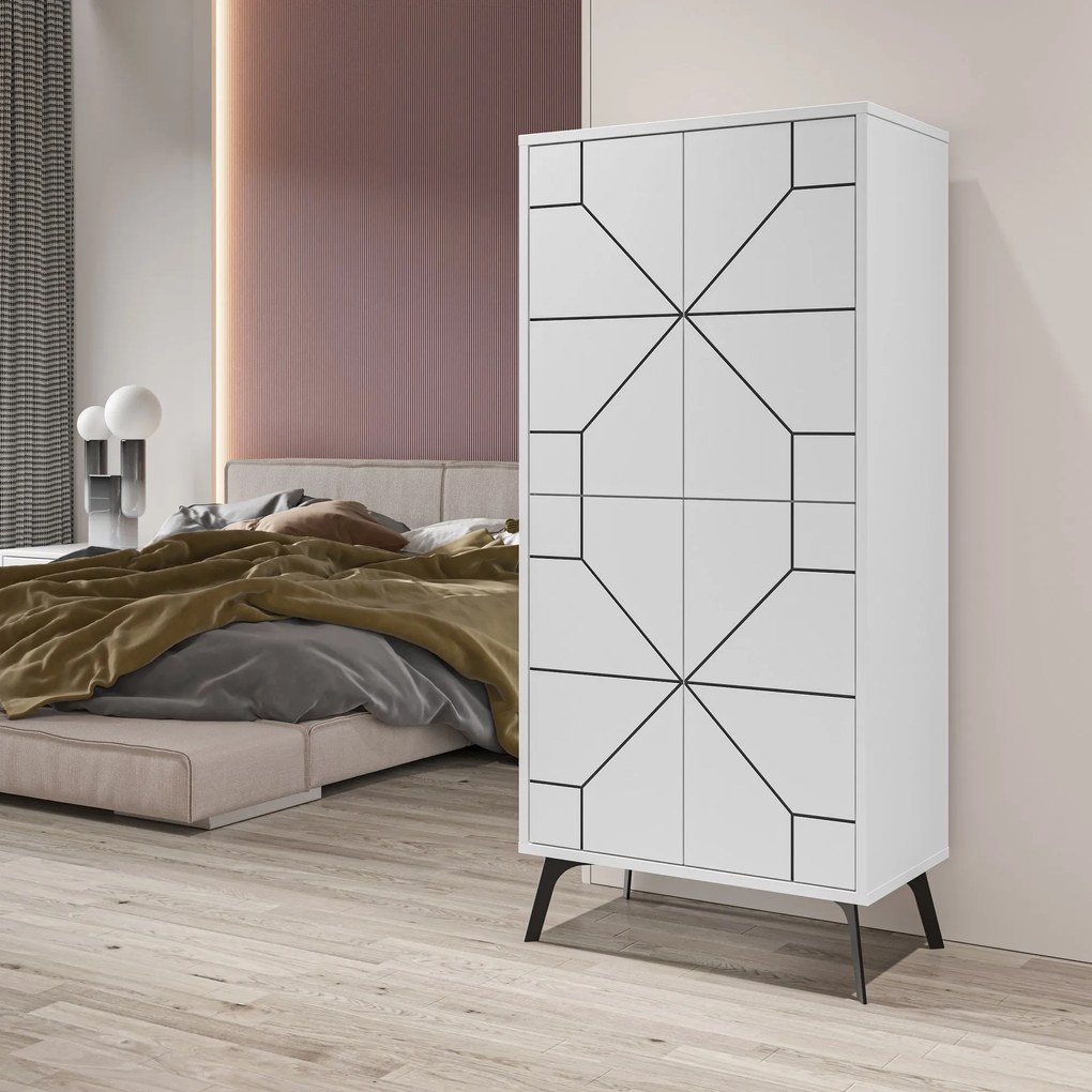 Skrinka Duben (Biela). Akcia -18%. Vlastná spoľahlivá doprava až k Vám domov. 1073469