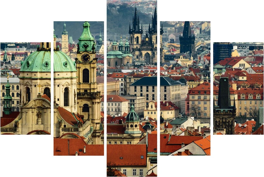 Obraz - Panorama Prahy (150x105 cm)