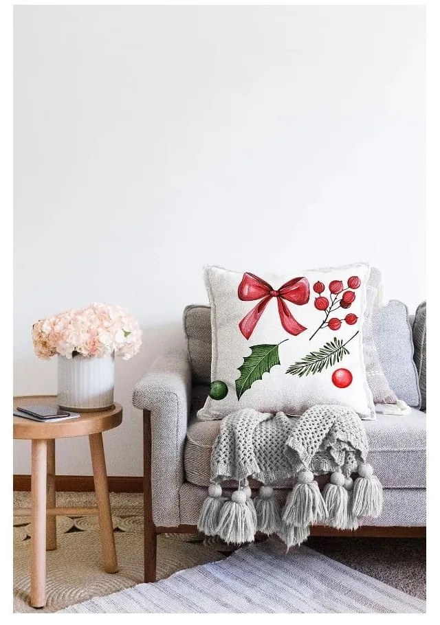 Obliečka na vankúš s vianočným motívom 43x43 cm – Mila Home