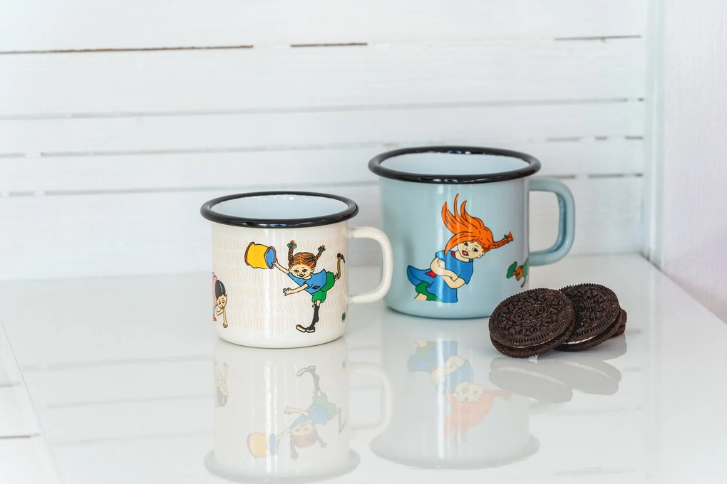 Hrnček Muurla Pippi Dlhá pančucha Pippi má narodeniny 370 ml