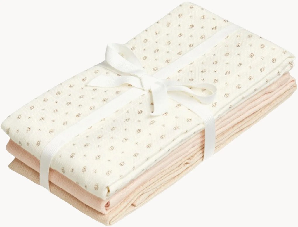 Mušelínové utierky z organickej bavlny Rowan, 3 ks