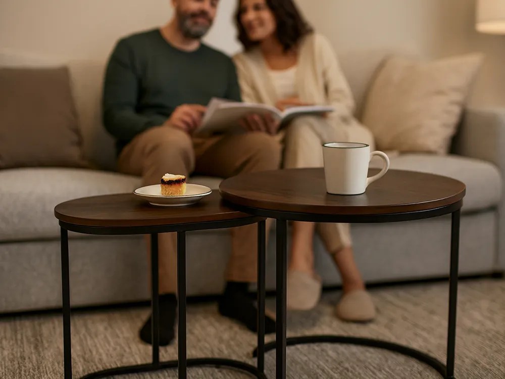 CH Konferenčné stolíky Cony - hnedá