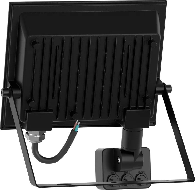 Mexen Luxpro LED reflektor s pohybovým senzorom, 30W, studená - 6500K, 2700 lm, čierna - L235-030-65-70