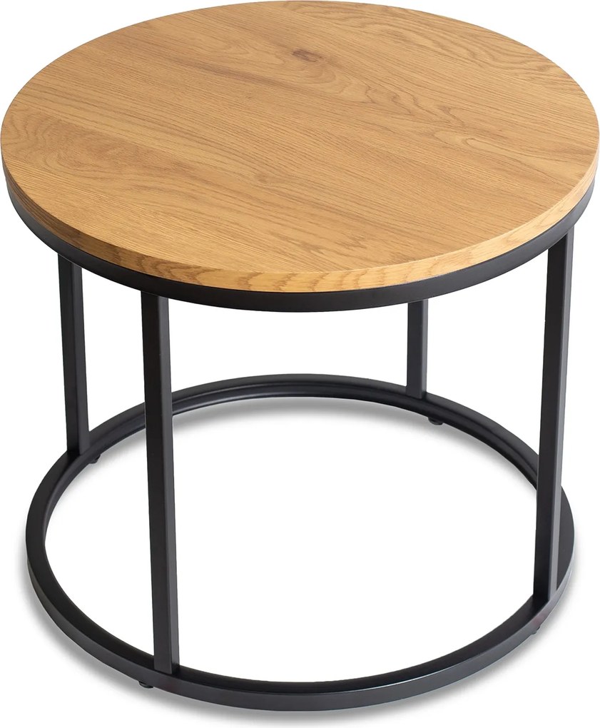 PROXIMA.store - Dizajnový konferenčný stolík CONNY FARBA: dub, FARBA NÔH: biela