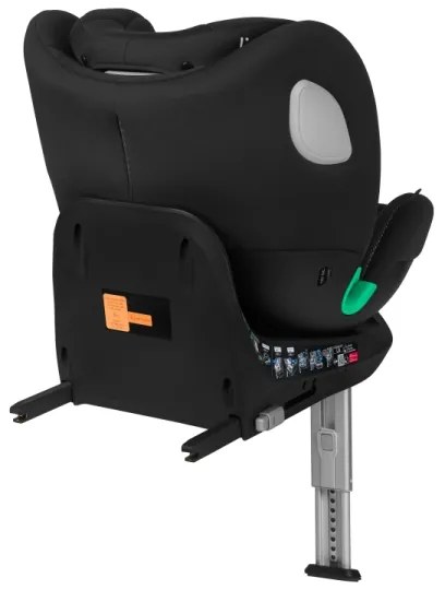 Lionelo - Autosedačka s bázou, otočná BRAAM AIR i-Size 40-150 cm Black Carbon