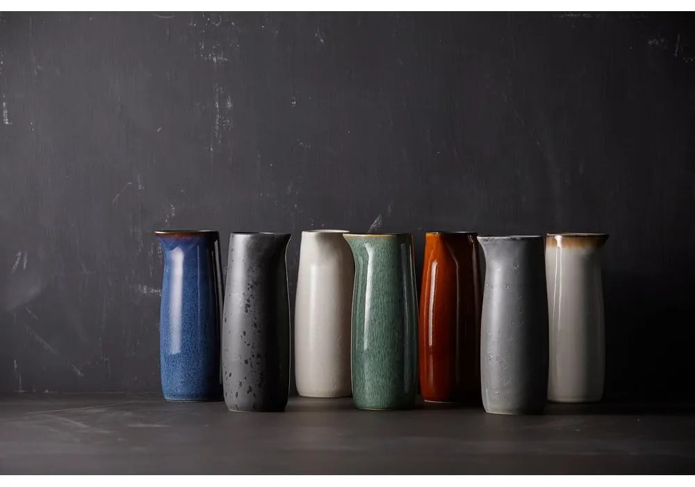 Sivá keramická kanvička na mlieko 500 ml Grey/Grey – Bitz