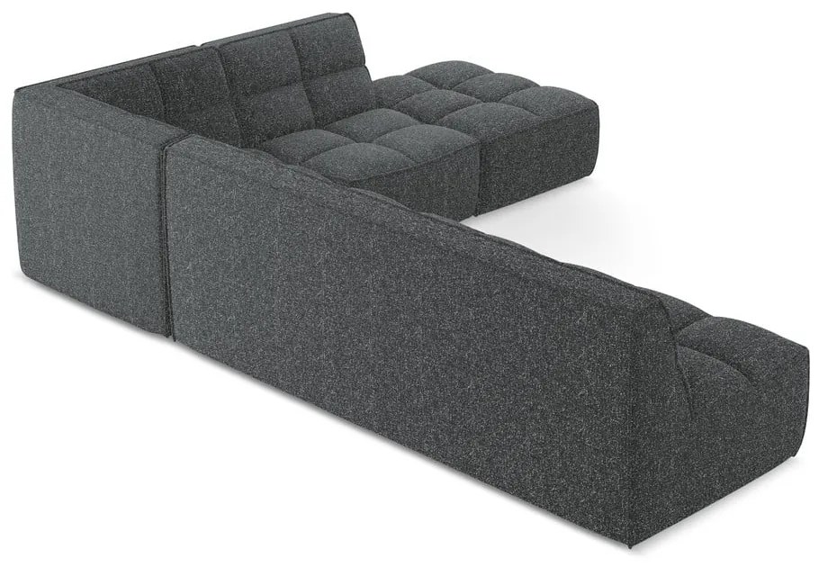 Tmavosivá modulárna rohová pohovka (variabilná) Kalai – Makamii