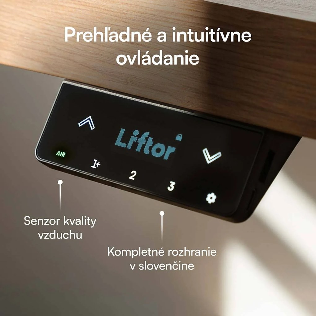 Liftor Expert výškovo nastaviteľný, elektricky polohovateľný stôl