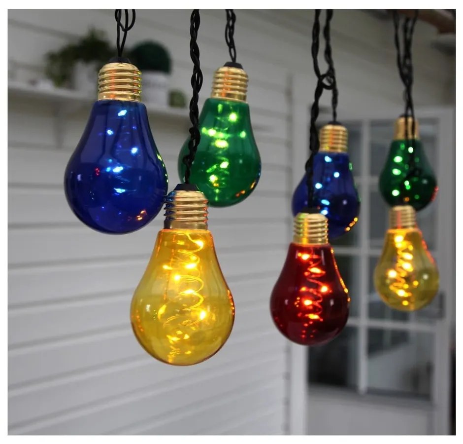 Farebná svetelná LED reťaz Star Trading New Glow, dĺžka 3,6 m