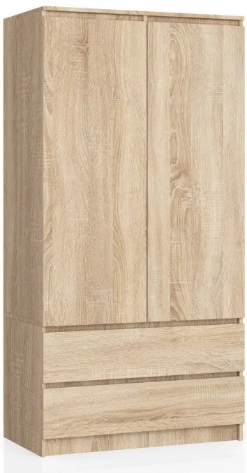 Skriňa S 90 cm 2D 2SZ CLP sonoma